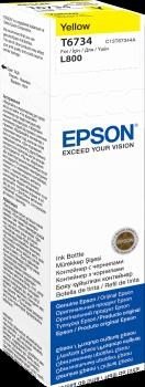 Epson T6734 blkpatron 1 stk Original Standard udbytte Gul #2