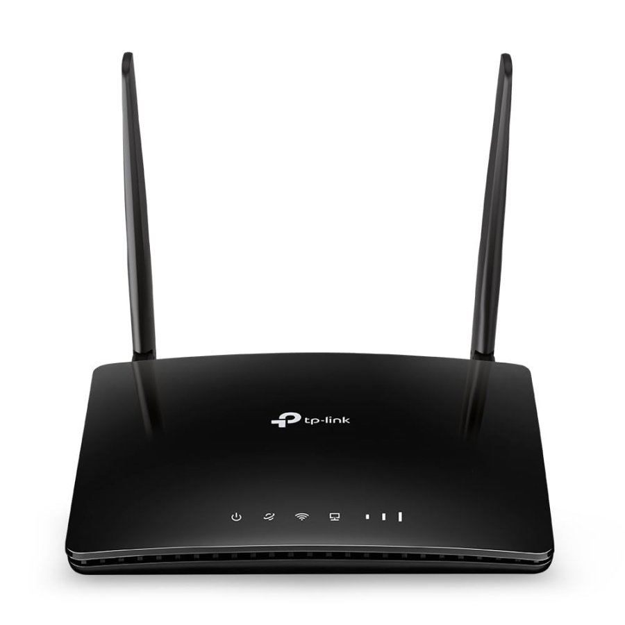 TP-Link TL-MR150 trdls router Hurtigt ethernet Enkelt band (2,4 GHz) 4G Sort #2