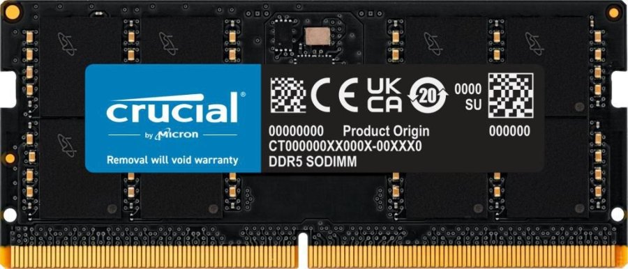 Crucial CT48G56C46S5 hukommelsesmodul 48 GB 1 x 48 GB DDR5 5600 MHz Fejlkorrigerende kode #2