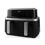 Dobbelt Varmluftfrituregryde | 2x4.2 l | Timer: 60 min | Antal forudindstillede programmer: 10 | Digital | Sort #2