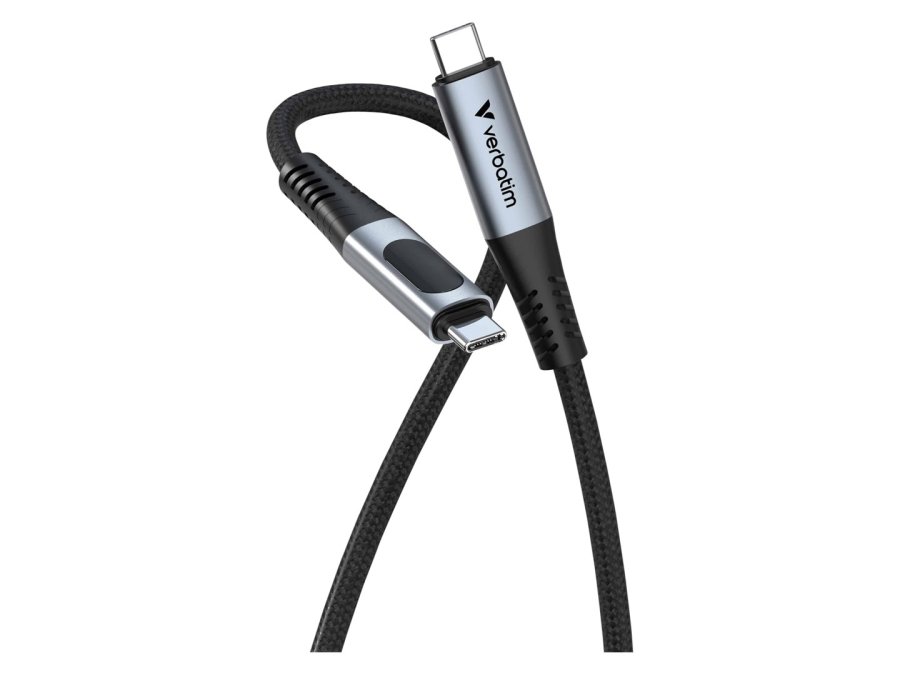 Verbatim 31849 USB-kabel USB4 Gen 2x2 1,2 m USB C Sort #2
