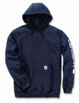 Hoodie Carhartt Sleeve Logo Hooded Sweatshirt #1