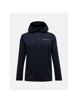 Bluza z kapturem Peak Performance Light Zip Hood - black rozmiar: l #1