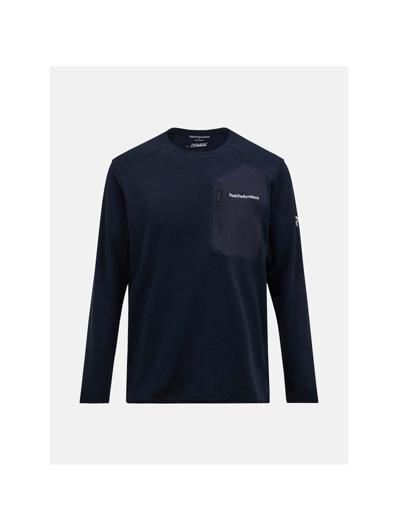 Sweatshirt PEAK PERFORMANCE Freelight Grid black #1