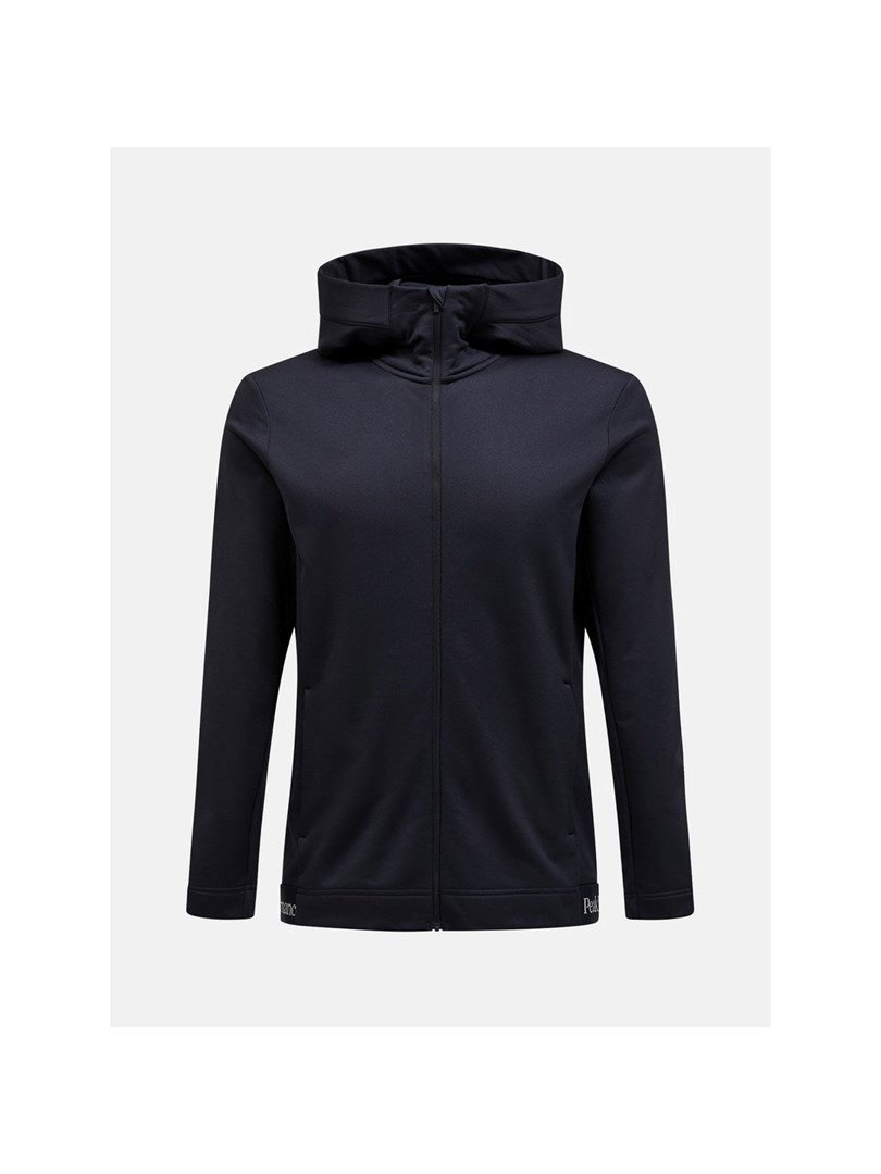Sweatshirt Peak M Rider Tech Zip Hood black #1