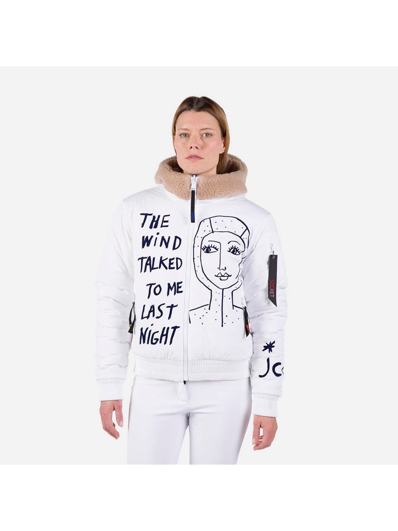 Jacket Rossignol W Yety Fleecy Bomber Jkt white #1