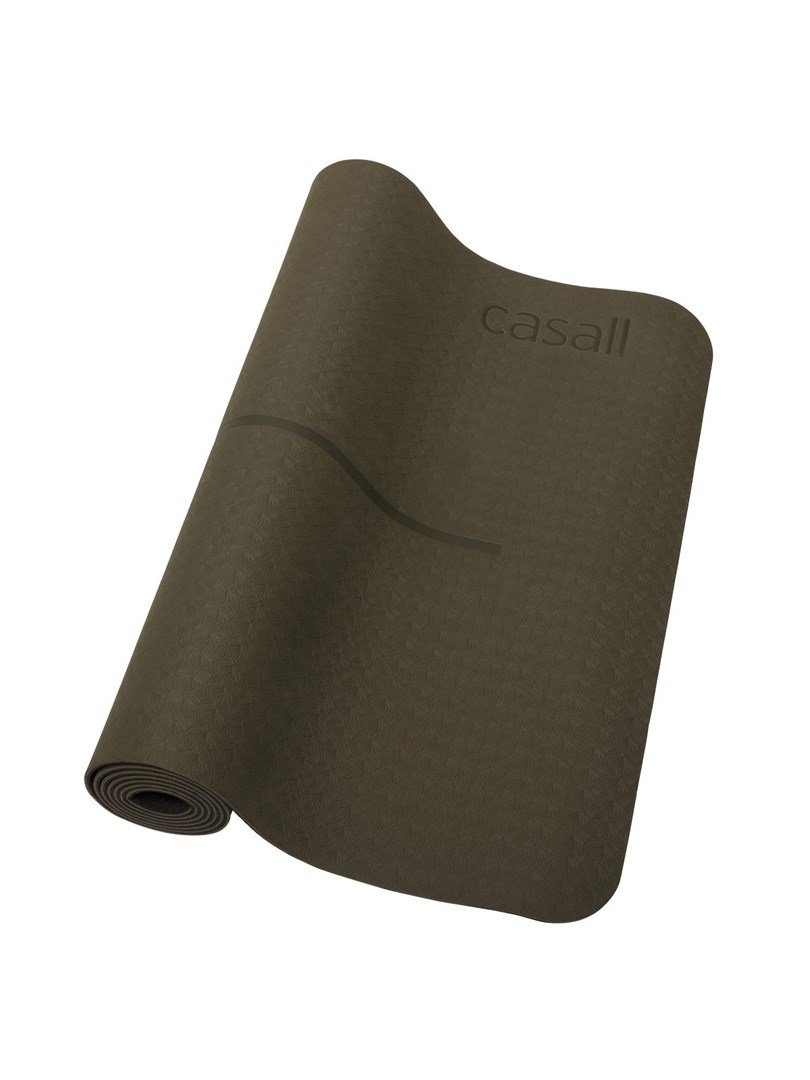Mata CASALL Yoga mat position 4mm forest green/black #1