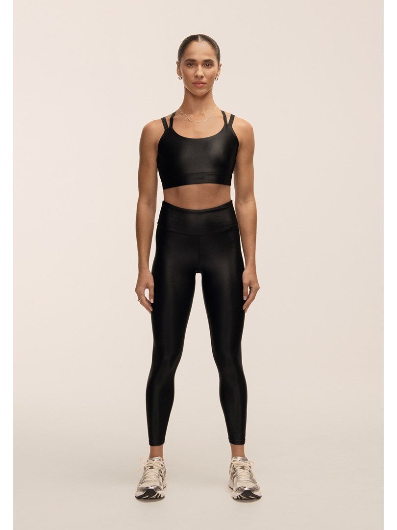 Women's Leggings Casall Glitz High Waist Black #1