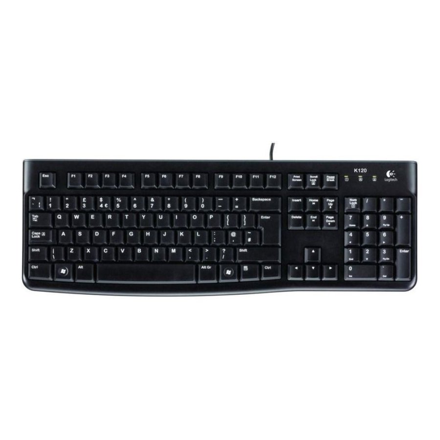 Logitech Keyboard K120 for Business tastatur Universel USB QWERTZ Tjekkisk Sort #2