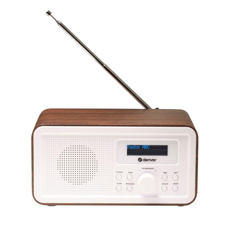 DAB+/FM Radio Denver DAB-30DW dark wood #1