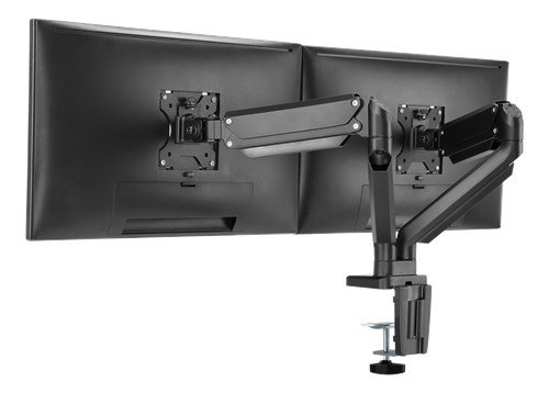 Deltaco Dobbelt sk�rm bord beslag, 17 