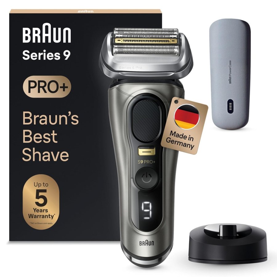 Braun Series 9 Pro+ 9525s Wet & Dry Folie shaver Trimmer Metallic #2