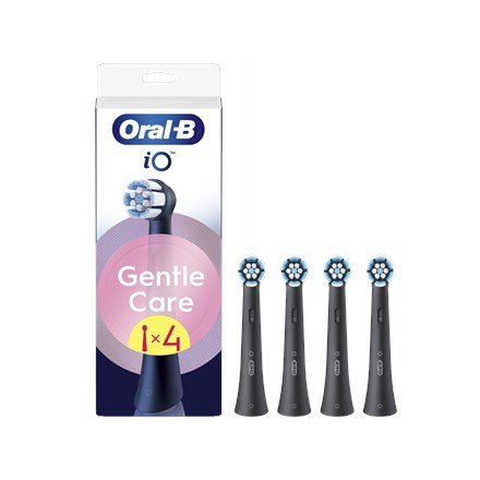 Oral-B Replaceable toothbrush heads iO GentleCare, 4 pcs, Black, For adults #1
