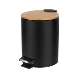 Bathroom waste bin 3 l (black) #1