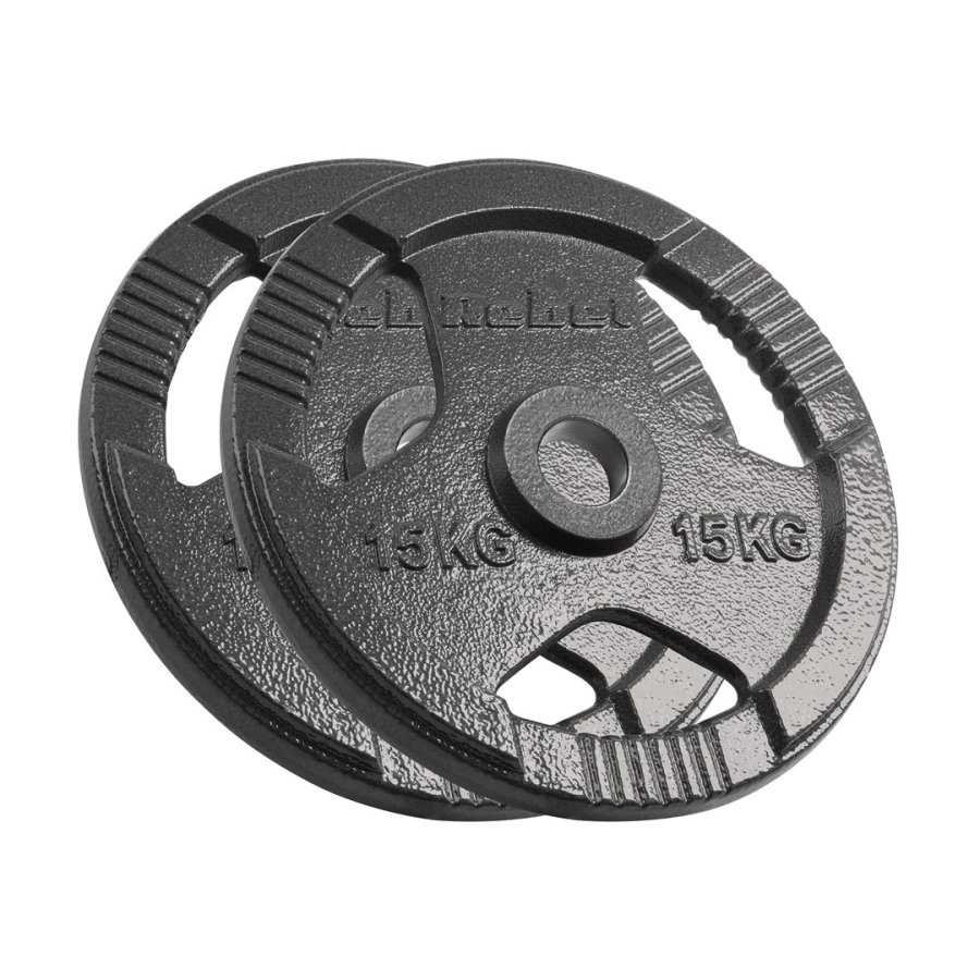 Cast iron weight set 2x15kg #1