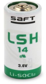 LSH14 C/R14 LiSOCl2 SAFT 3.6V 5800mAh Battery (1pc) #1