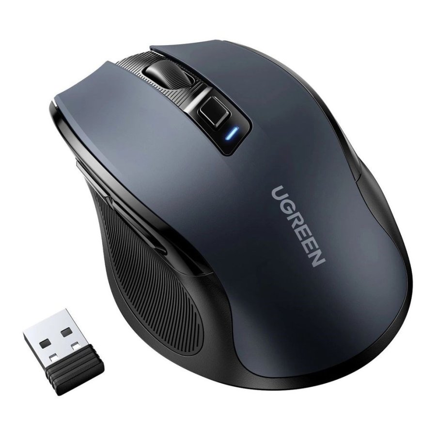 Ugreen MU006 Optical Mouse Wireless USB 2.4GHz / Bluetooth 5.0 4000 DPI - Black #1