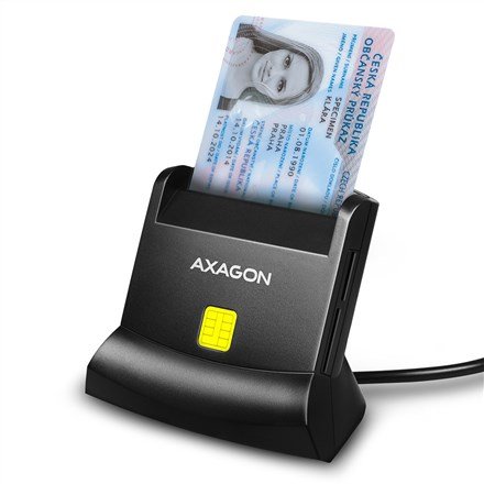 Axagon CRE-SM2 smartcard lser Indendrs USB USB 2.0 Sort #2