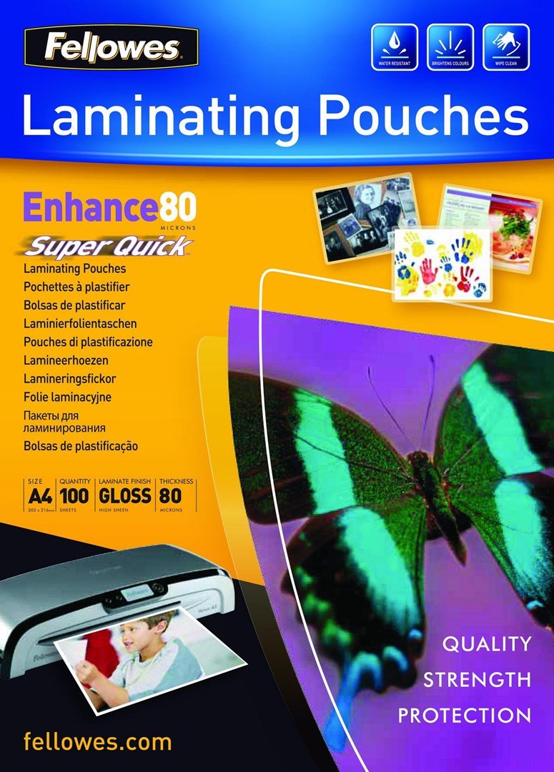 Fellowes 5440001 plastlomme 100 stk #2