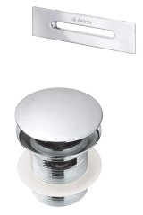 Bathtub accessories set - plug and overflow #1