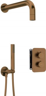Concealed shower set with thermostatic BOX #1