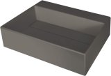 Granite countertop washbasin with a place for a tap - with a grille #1