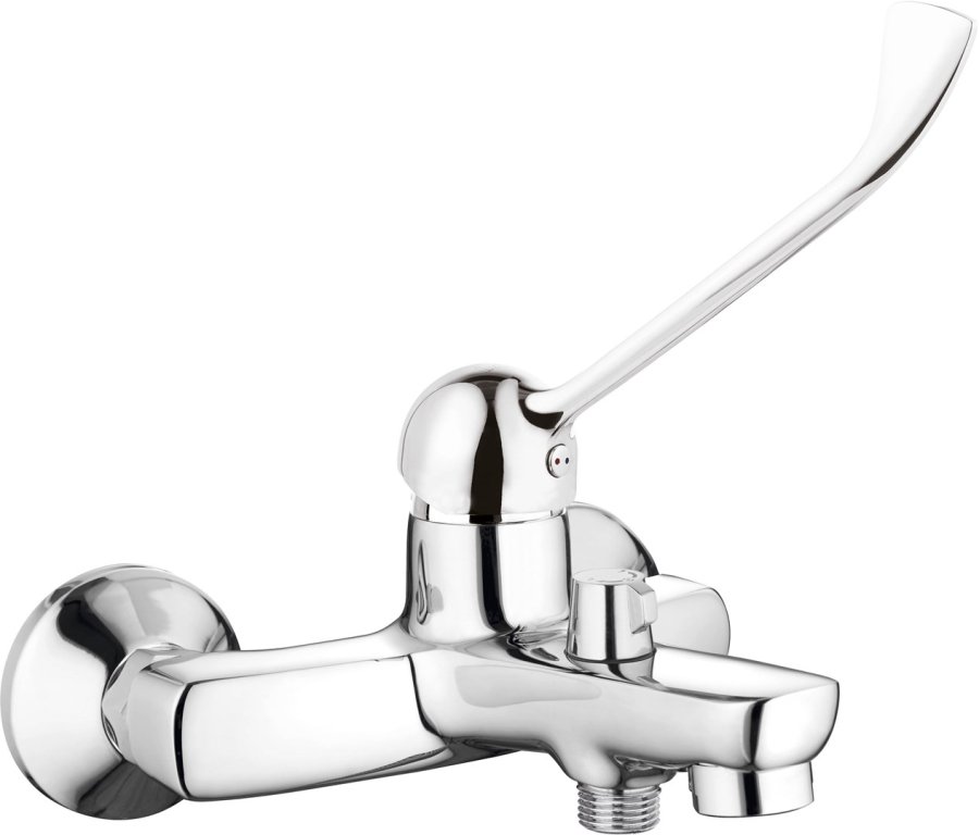 Wall-mounted bathtub mixer with lever Clinic #1