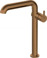 Tall washbasin mixer with rectangular spout #1