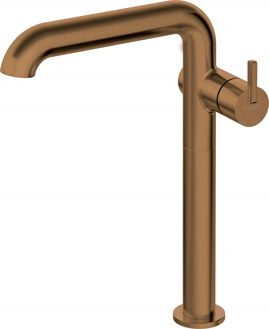 Tall washbasin mixer with rectangular spout #1
