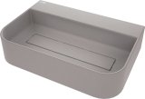 Granite countertop washbasin with a place for a tap - with a grille #1