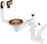 Siphon for 1-bowl sink - Space-Saver #1