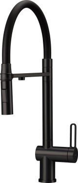 Kitchen mixer with water filter connection with flexible spout #1