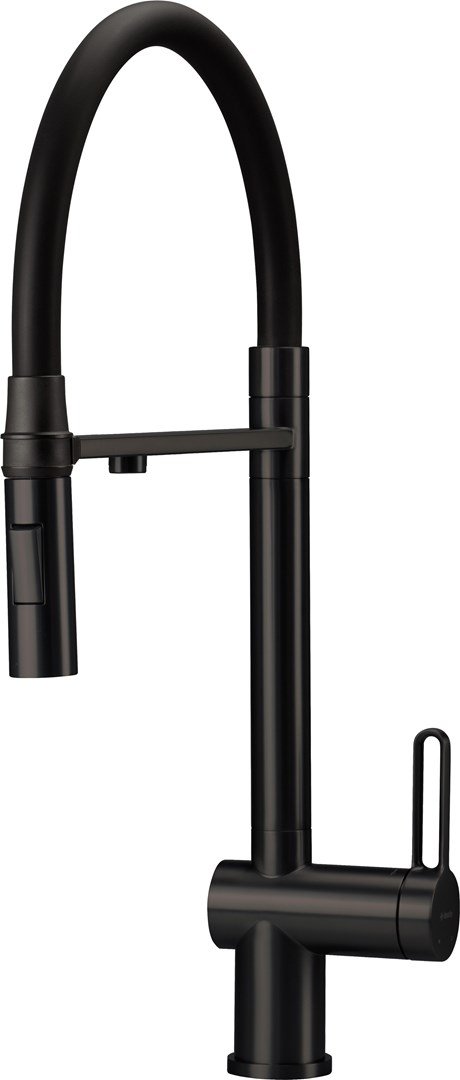 Kitchen mixer with water filter connection with flexible spout #1
