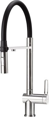 Kitchen mixer with water filter connection with flexible spout #1