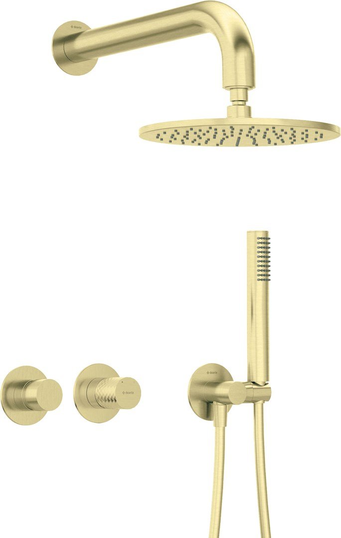 Concealed shower set w/ shower head & horiz. tap #1