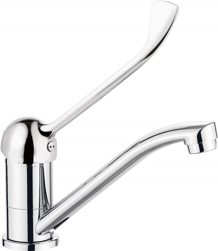 Washbasin mixer with swivel spout - with Clinic lever #1