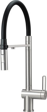 Kitchen mixer with water filter connection with flexible spout #1