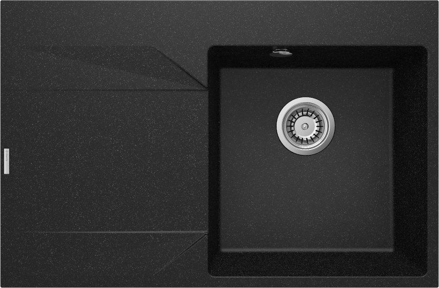 1-bowl granite sink with drainer - left #1