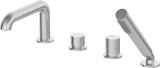 4-hole bath mixer with shower set #1