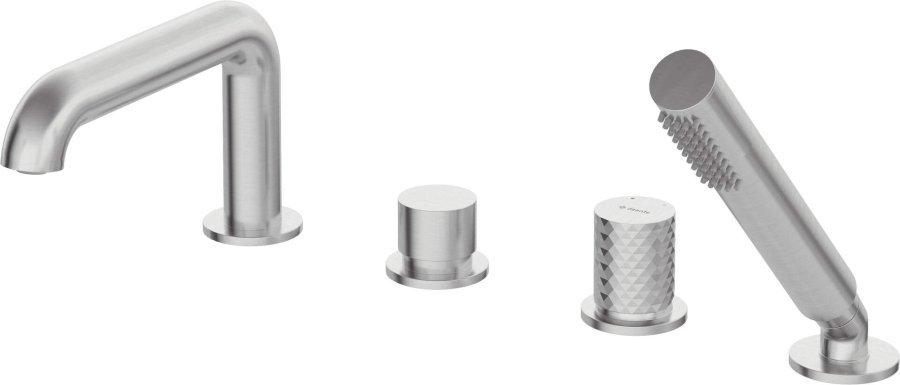4-hole bath mixer with shower set #1