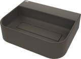 Granite countertop washbasin with a place for a tap - with a grille #1