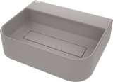 Granite countertop washbasin with a place for a tap - with a grille #1