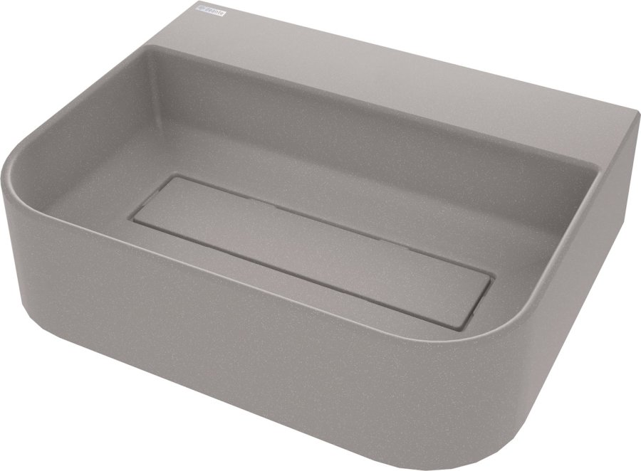 Granite countertop washbasin with a place for a tap - with a grille #1