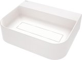 Granite countertop washbasin with a place for a tap - with a grille #1