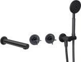 Concealed bathtub mixer with shower set #1