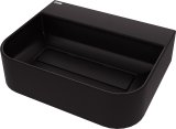 Granite countertop washbasin with a place for a tap - with a grille #1