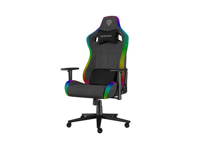 FOTEL GAMINGOWY GENESIS TRIT 660 RGB SZARY #2