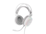 SUCHAWKI NAUSZNE GENESIS NEON 613 G2 RGB Z MIKROFONEM PODWIETLENIE BIAE #2