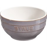 STAUB SERVING Round bowl 14 cm, antique grey #1