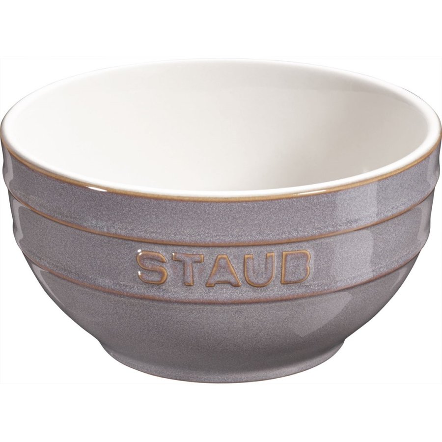 STAUB SERVING Round bowl 14 cm, antique grey #1